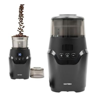 Imagem de Moedor De Café Elétrico Timer Digital Preto 220v - Davvero, 220V