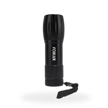 Imagem de Lanterna LED Foxlux Alumínio MI9 Luz Intensa Portátil Pilha AA Camping