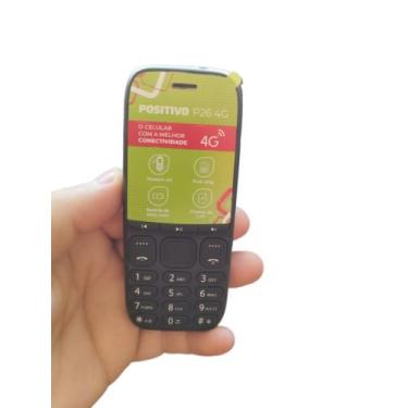 Imagem de Celular ideal Para Idosos Positivo P26 Rede 4G mp3 Dual Chip bateria 1