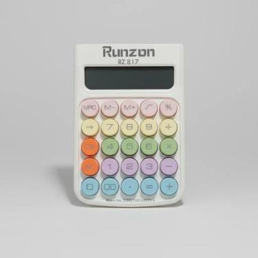 Imagem de Calculadora Portátil Teclado Mecânico Estilo Vintage Desktop - NoBrand