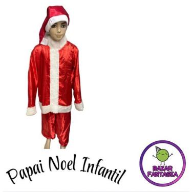 Imagem de Fantasia papai Noel infantil - Bazarfantasia