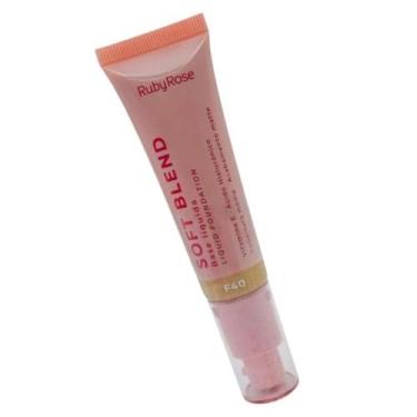 Imagem de Base Líquida Soft Blend Cobertura Média F40 - Ruby Rose