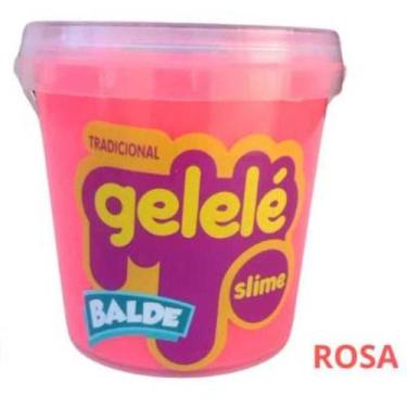 Imagem de Geleia Gelelé Slime Tradicional Balde 457g Massinha brinquedo criança,