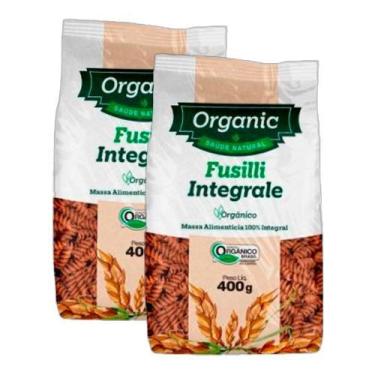 Imagem de Kit 2X: Macarrão Fusilli Integral Orgânico Organic 400g