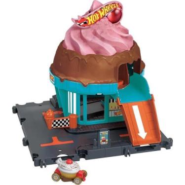 Imagem de Sorveteria Na Cidade Pista Hot Wheels City - Mattel HTN77o