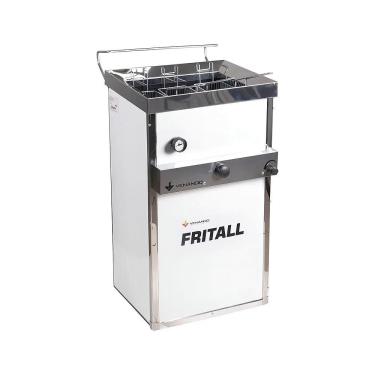 Imagem de Fritador a Gás Água e Óleo FAOAP30 com Capacidade de 30L e Acabamento Esmaltado Branco Venâncio