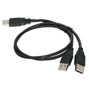 Imagem de Cabo USB para HD Externo - 1 USB x 2 USB - CIRILO CABOS