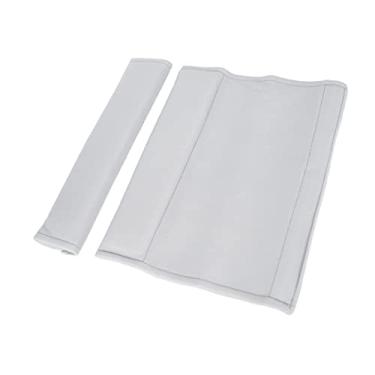 Imagem de Almofada de cinto de segurança, alça de ombro de carro macia portátil de proteção de ombro para mochila para carro(cinza)