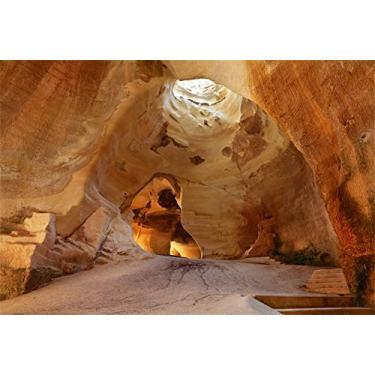 Imagem de Yeele Pano de fundo de caverna de sino de 3 x 2 m para fotografia natureza caverna cenário fundo infantil adulto cabine de fotos adereços de estúdio de vinil