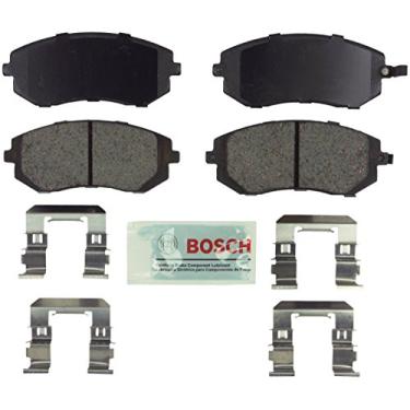 Imagem de BOSCH BE929H Conjunto de pastilhas de freio a disco de cerâmica azul com ferragens - compatível com Saab 9-2X selecionado; Subaru Baja, Forester, Impreza, Legacy, Outback, WRX; FRONT