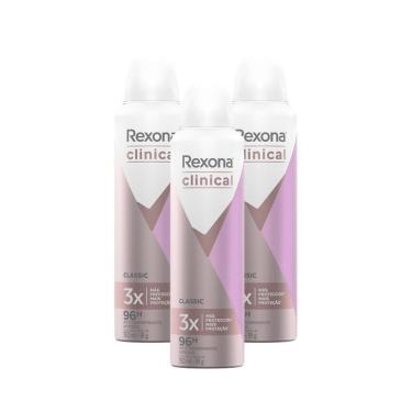 Imagem de Kit 3 Desodorante Rexona Clinical Classic 150ml