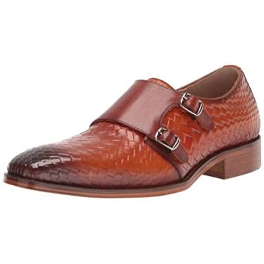 Imagem de STACY ADAMS Mocassim masculino Torrance Double Monk Strap Sapato, Bronzeado, 8.5