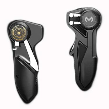 Imagem de 2 peças de cabo de gatilho Joystick com 6 dedos L1R1 Shooter Fire Aim, controle de botão para iPad Tablet PUBG Game Accessories
