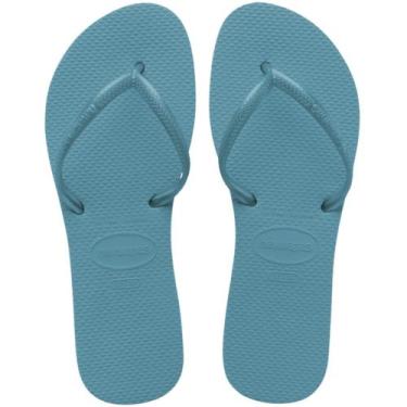 Imagem de Chinelo Havaianas Flat Azul Náutico Feminino