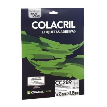 Imagem de Etiqueta Carta 16,93Mm X 44,45Mm 25 Folhas Cc289 Colacril