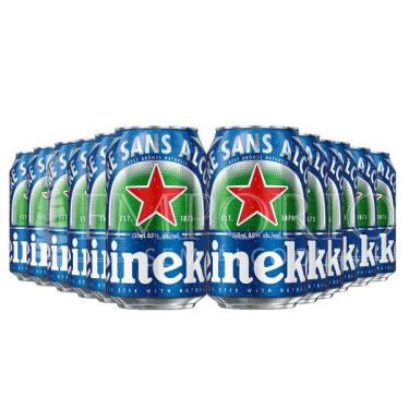 Imagem de Cerveja sem álcool Heineken 00% Lata 350 ml - 12 ud - Nacional