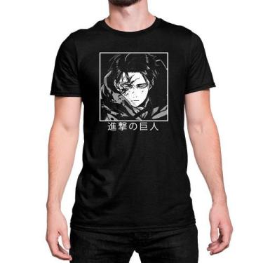 Imagem de Camiseta Anime Attack On Titan Levi Ackerman T-Shirt - Mecca