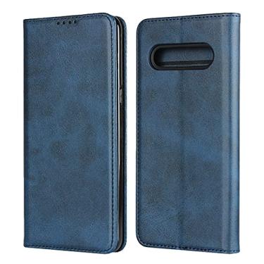 Imagem de For LG V60 ThinQ 5G Texture Magnetic Horizontal Flip Leather Case with Holder & Card Slots & Wallet