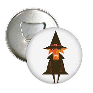 Imagem de Emblema multifuncional com ímã de geladeira Wizard Fear Halloween Ghost Happy