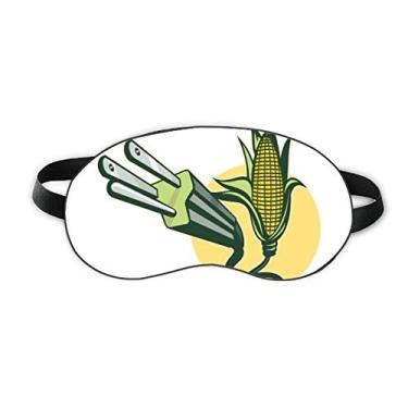 Imagem de Cabo plugue de milho cabo de carregamento padrão protetor de olho para dormir macio capa de sombra para noite