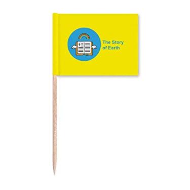Imagem de Earth Environmental Protect Green Toothpick Flags Marker Topper Decoração de Festa