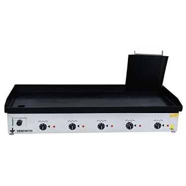 Imagem de Chapa Elétrica 120cm Inox com Prensa Escovado 220V CE120P Venâncio