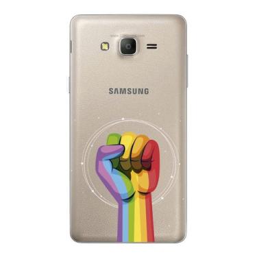 Imagem de Capa Case Capinha Samsung Galaxy  On7 Arco Iris Luta - Showcase
