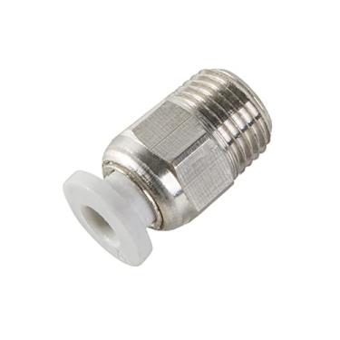 Imagem de LUGU PC4-M10 Conector de enca e de pressão de tubo pneumático reto ho pa impresso 3D extruso Bowden série CR-10 / -3, 1 unidade