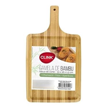 Imagem de Tabua De Carne Madeira Bambu Churrasco 33,5x18cm