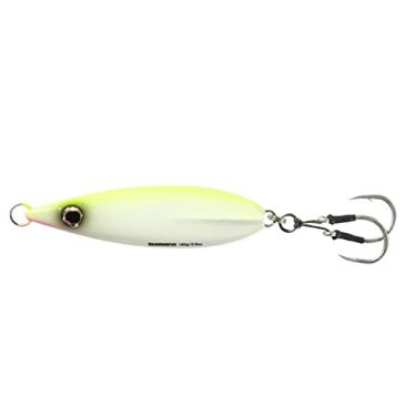 Imagem de Iscas de pesca SHIMANO Butterfly Flat Fall JIGS, 140 mm-5 1/2in - 350 g-12 1/2oz, Tabela Branca