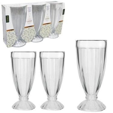 Jogo C/6 Taça De Vidro Milk Shake 360 Ml Sorvete Sobremesa - Nadir - Taça  de Sobremesa - Magazine Luiza