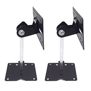 Imagem de Suporte de alto-falante Suporte de parede de alto-falante Móvel Ângulo de teto Suporte de montagem de alto-falante universal Estrutura de alto-falante com 30 kg (um par) Suporte de alto-falante