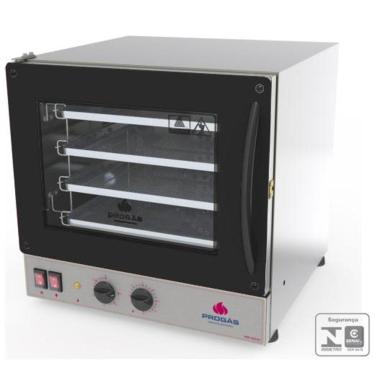 Imagem de Forno Turbo Elétrico 4 Assad Fast Oven Prp-004 G2 Preto - Progás 220V