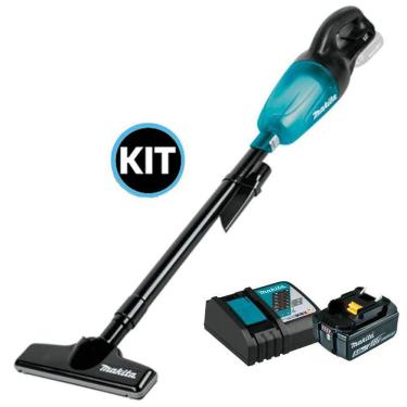 Imagem de Kit Aspirador A Bateria Makita 18V Dcl180Zb + Bateria 18V 5A