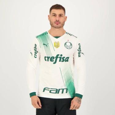 Imagem de Camisa Puma Palmeiras Ii 2023 Manga Longa Campeão Brasileiro 2022