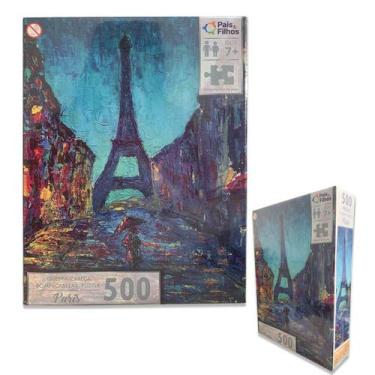 Imagem de Jogo Quebra Cabeça Paris França Puzzle 500 Peças - Pais & Filhos