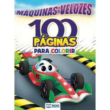 Imagem de 100 Páginas Para Colorir - Máquinas Velozes