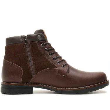 Imagem de Coturno Masculino Casual em Couro e Zíper Lateral Free Way Soldier3