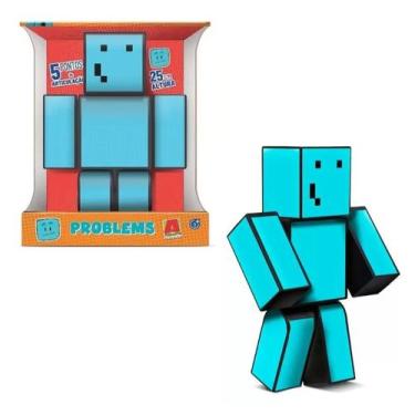 Kit Boneco Mel E Melzinha 25cm - Minecraft Gamers Original