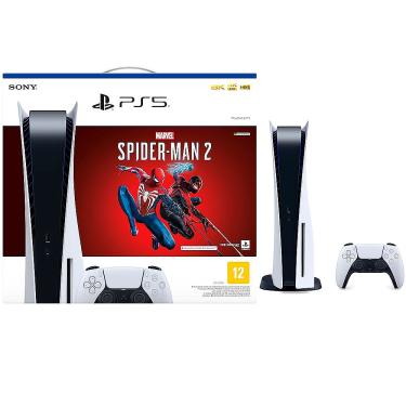 Porta jogos PS3/PS4/PS5 Spiderman (40 jogos e 2 controles)