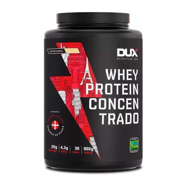 Imagem de WHEY PROTEIN CONCENTRADO BUTTER COOKIES POTE 900G DUX NUTRITION DUX Nutrition Lab 