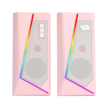 Imagem de Caixa De Som Gamer Redragon Anvil RGB 10W Rosa