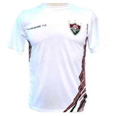 Imagem de Camisa Fluminense Spire Dry Max Branca 100% Poliester