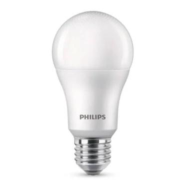 Imagem de Lampada LED bulbo Philips, branco neutro, 9W, Bivolt (100-240V), Base E27