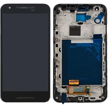 Imagem de SHOWGOOD Display LCD para LG Google Nexus 5X H790 H791 Tela LCD sensível ao toque digitalizador de substituição para LG Nexus 5X (preto com moldura)