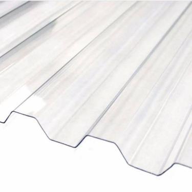 Imagem de Kit com 5 Telhas Policarbonato 244cm X 99cm Grega Transparente