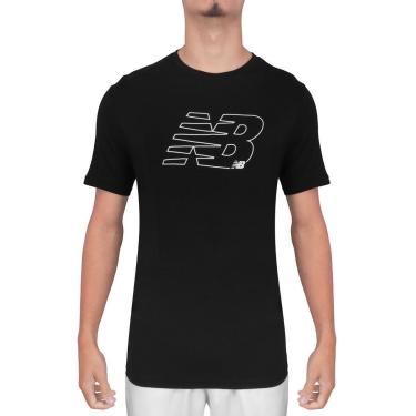 Imagem de Camiseta New Balance Active Graphic Preta-Masculino