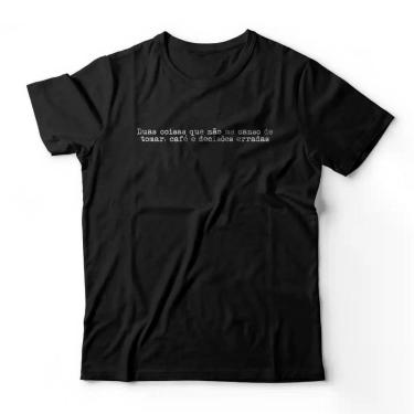 Imagem de Camiseta Café E Decisões Erradas-Masculino