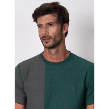 Imagem de Camiseta Aleatory Listrada Diamond Verde-Masculino