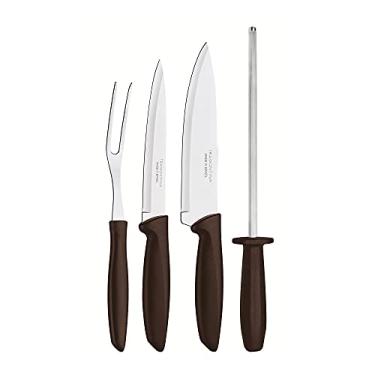 Imagem de Kit Churrasco Inox 4pc Plenus Mar Tramontina Marron
